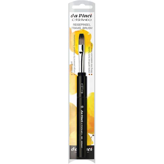 da Vinci CASANEO Series 893TP Size 10 Pocket Synthetic Flat Travel Brush